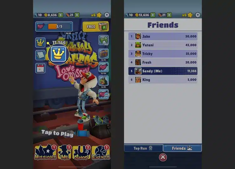 Your game progress will be saved, and you can invite friends to join the game.
